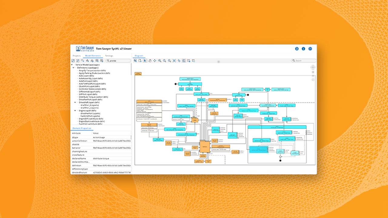 Sensmetry's SysIDE Pro is at the forefront in the System as Code movement bringing precision and automation to Systems Engineering. SysIDE Pro is powered by interactive visualizations from Tom Sawyer SysML v2 Viewer.