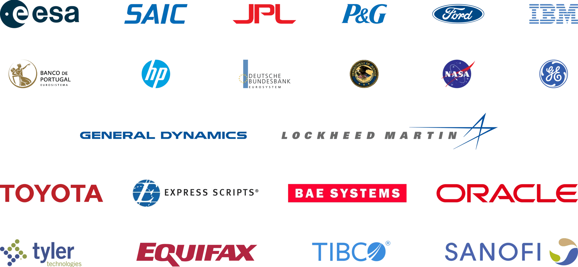 Logos of our customers